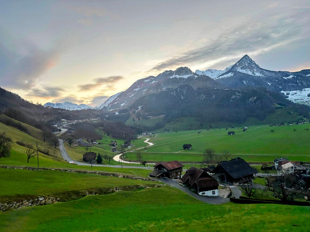 On the way to Interlaken